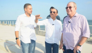 Dr. Julinho visita obras em São José de Ribamar com Hildo Rocha