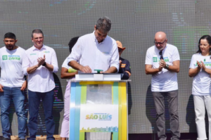 Braide dá início às obras do ‘Trânsito Livre’ na rotatória da PM, no Calhau