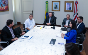 IMAGEM DO DIA: Brandão e Braide no Palácio dos Leões