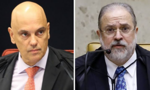 Augusto Aras detonou Alexandre de Moraes no WhatsApp