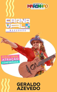 MAIS UM! Brandão anuncia Geraldo Azevedo no Carnaval do MA