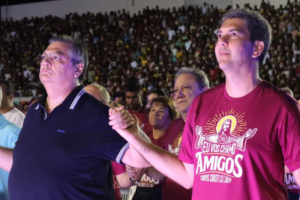 IMAGEM DO DIA: Dino e Braide, enfim, juntos…