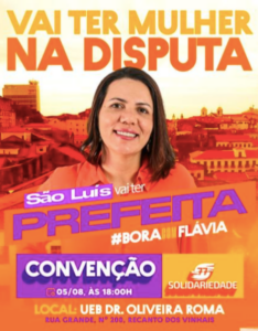 Flávia Alves terá candidatura a prefeita de São Luís homologada hoje