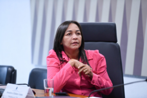Eliziane Gama reassume mandato no Senado