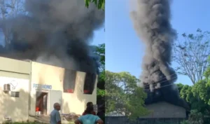 Incêndio destrói setor de patrimônio da UESPI em Teresina