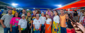 Iracema Vale participa da abertura do Arraial do Ipem