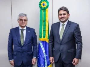 Juscelino Filho estreita relação com embaixador da União Europeia