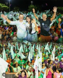 Multidão acompanha Dr. Kaio em carreata e comício no Bom Viver