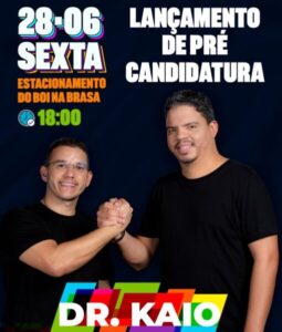 Pinheiro em festa para lançamento de candidatura de Dr. Kaio…