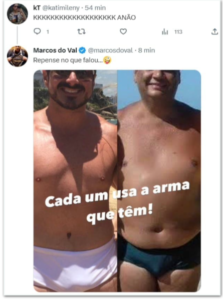 Imagem do dia: Marcos do Val debocha de Flávio Dino com postagem hetero-top, mas pode ter quebrado o decoro