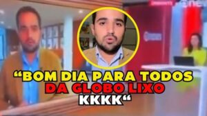 Gafe: repórter da Globo News chama a própria emissora de ‘Globo lixo’ ao vivo; confira