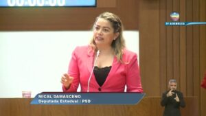 Procuradoria da Mulher da Assembleia contesta discurso machista da deputada Mical Damasceno