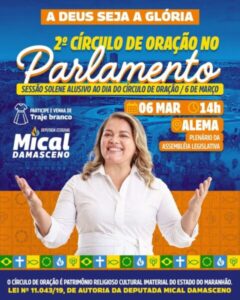 Mical realiza sessão solene de oração na Assembleia…