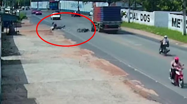 Assista! Motociclista morre após motos colidirem de frente na Estrada de Ribamar