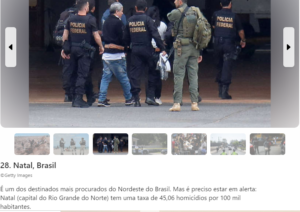 Confira as seis cidades brasileiras que figuram entre as 30 mais perigosas do mundo