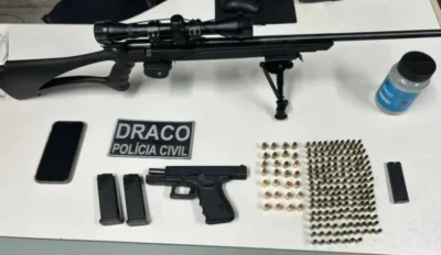 Militares do exército são presos por comércio ilegal de armas de fogo