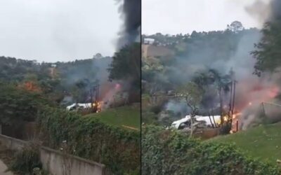 Fotos e vídeos! avião com 58 passageiros e 4 tripulantes cai no interior de São Paulo
