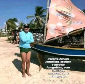 Jornalista e escritor Rosalvo Junior, autista de auto rendimento, torna-se modelo fotográfico