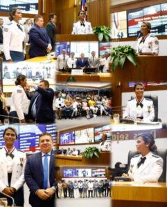 Tenente-coronel Rosemary Azevedo é homenageada na Assembleia Legislativa…