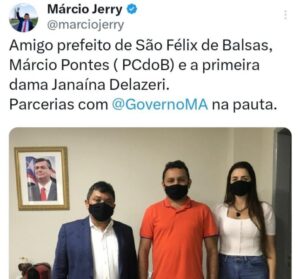 Mulher do prefeito Márcio Pontes, Janaína tem candidatura impugnada em São Felix de Balsas…