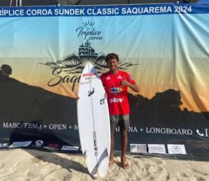 Surfista maranhense garante 3º lugar no Circuito Tríplice Coroa no RJ