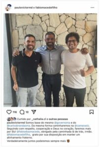 Paulo Victor anuncia apoio de Fábio Macedo Filho e chega a 25º voto para continuar presidente da Câmara
