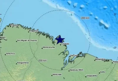 Tremor de magnitude 4,7 é registrado em Cururupu