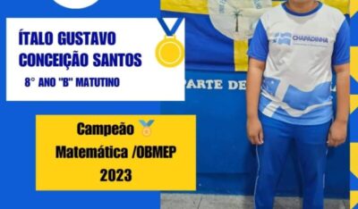 Chapadinha celebra conquista histórica: Medalha de Bronze na OBMEP