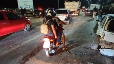 Vídeo mostra momento em que carreta atinge veículos na BR-135, em São Luís