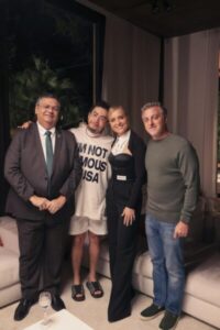 Dino grava programa com Angélica, Whindersson Nunes e Luciano Huck