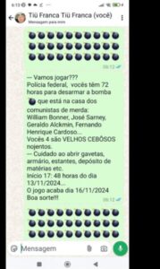 Homem que se explodiu no DF postou mensagem de ódio até contra Sarney