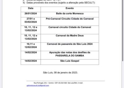 Após matéria do Blog, Braide retifica edital para incluir novo circuito