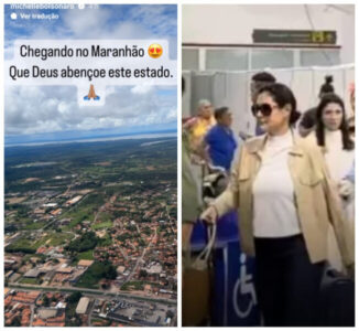 Michelle Bolsonaro desembarca em São Luís