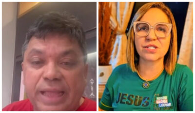 Jerry tenta lacrar com vídeo de Bolsonaro e leva invertida de vereadora do PL