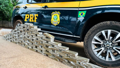 PRF apreende mais de 60 kg de maconha no Maranhão
