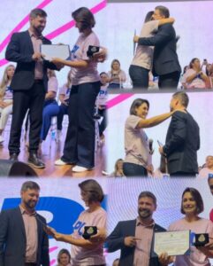 Michelle Bolsonaro recebe Medalha Barão de Coroatá