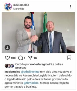 Após eleição da Assembleia, marido de Eliziane Gama joga deboche para o Palácio dos Leões e à Iracema Vale
