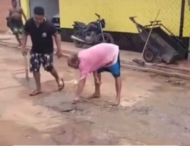 Moradores de Paço do Lumiar recuperam rua e criticam Paula da Pindoba