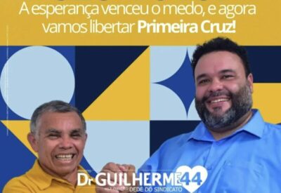 Primeira Cruz: Dr. Guilherme vence eleição e destrona clã Albuquerque