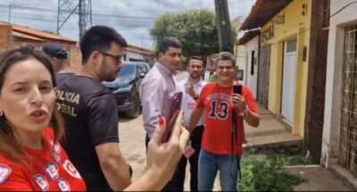 Deputado Francisco Nagib é abordado por policiais federais em Codó
