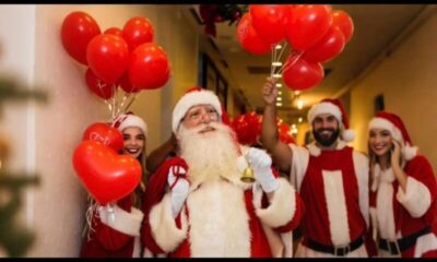 Fim de semana com chegada do Papai Noel no Golden Shopping Calhau e apresentação de corais
