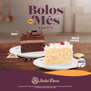 Abacaxi com Coco e Alpino®️ ganham desconto na Sodiê Doces
