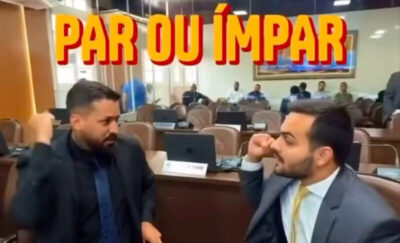 No plenário da Câmara de São Luís, vereadores marcam “desafio do travessão”