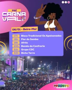 Pré-Carnaval começa em São Luís neste fim de semana