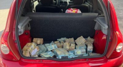 PM encontra mais de R$ 1 milhão em mala de carro no Renascença, em São Luís
