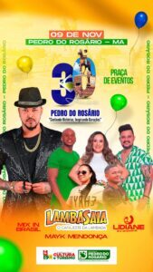 Pedro do Rosário celebrará 30 anos de emancipação com grande festa e atrações musicais