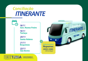 Ônibus da Conciliação vai atender cidades do Oeste e Baixada Maranhense
