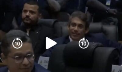 VÍDEO: Reação de Pará Figueiredo no instante da vitória de Iracema Vale deixa claro em quem ele votou