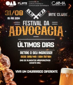 Festa da advocacia maranhense acontece neste sábado (31)