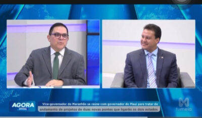 Vídeo: Camarão concede entrevista à TV Meio Norte e fala sobre sucessão natural ao Palácio dos Leões em 2026